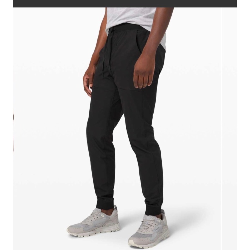 Lululemon ABC Jogger Tall M Black 32 Inseam Warpstreme Tapered Athletic Pants